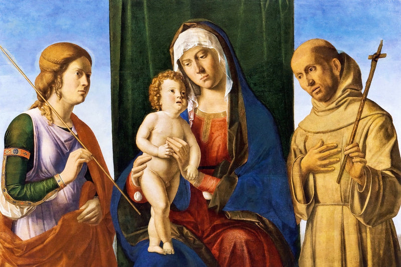 Jomfru med barnet med helgener - Cima da Conegliano