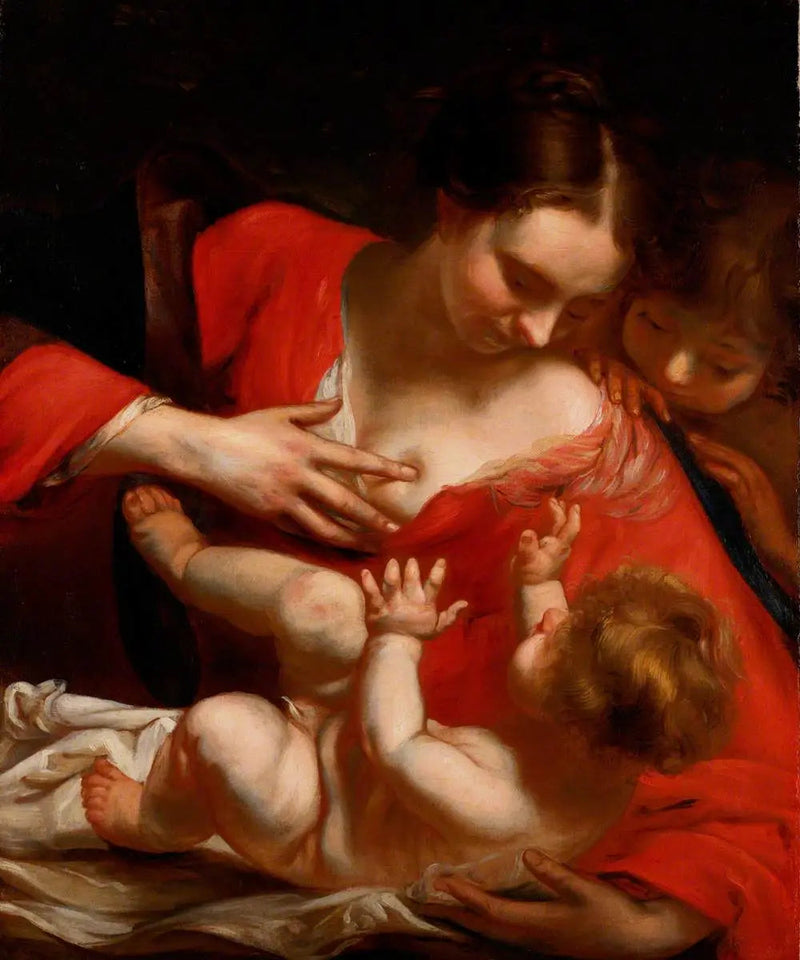 Jomfru med barnet og Sankt Johannes Døberen som barn - Joshua Reynolds