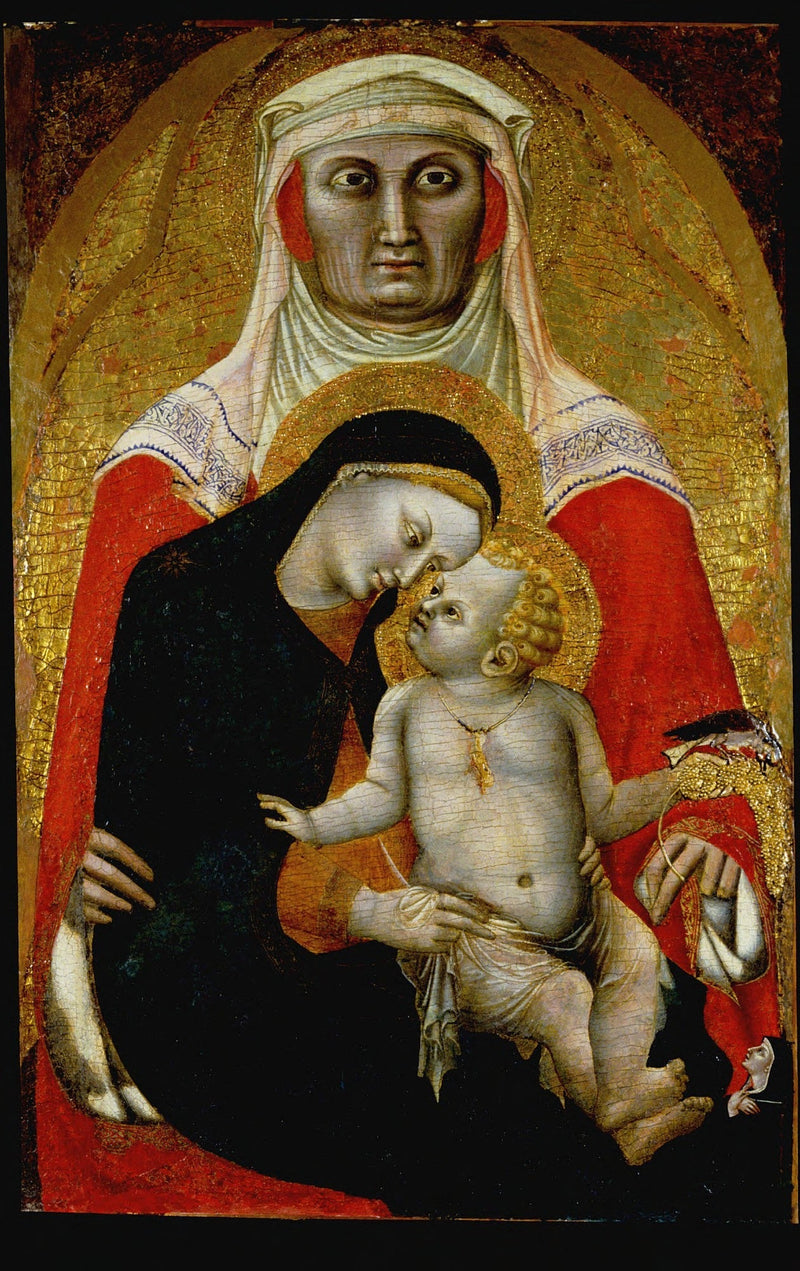 Jomfru med barnet og Sankt Anna - Francesco Traini
