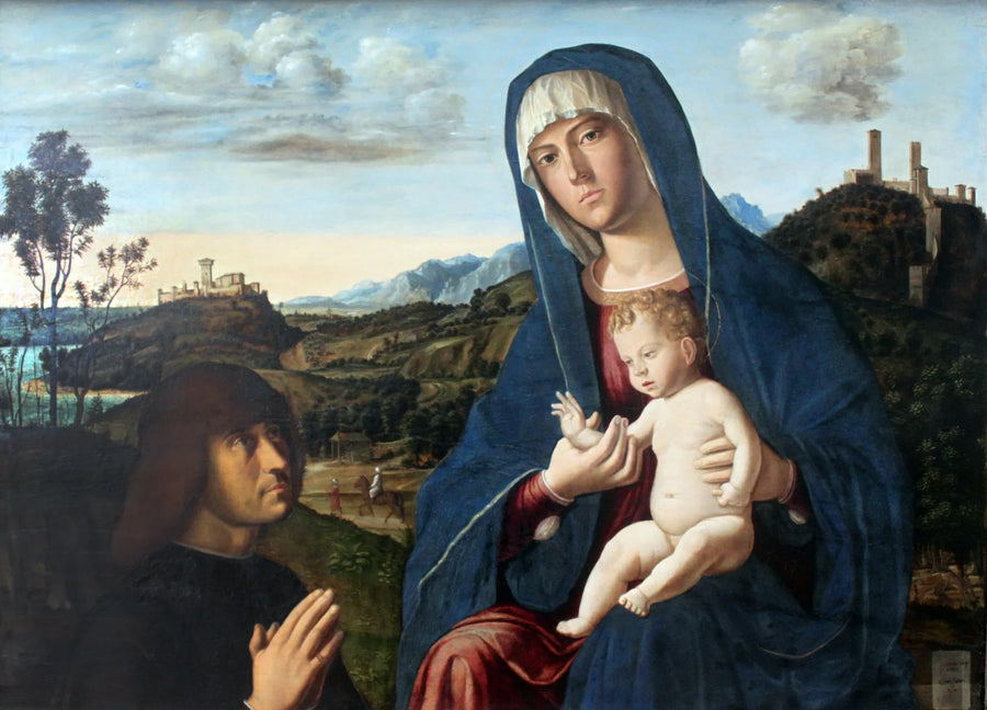 Jomfru med barnet og en donor - Cima da Conegliano