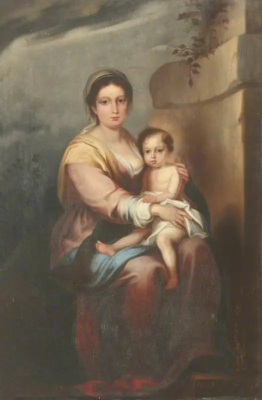 Jomfru med Barnet - Bartolomé Esteban Murillo