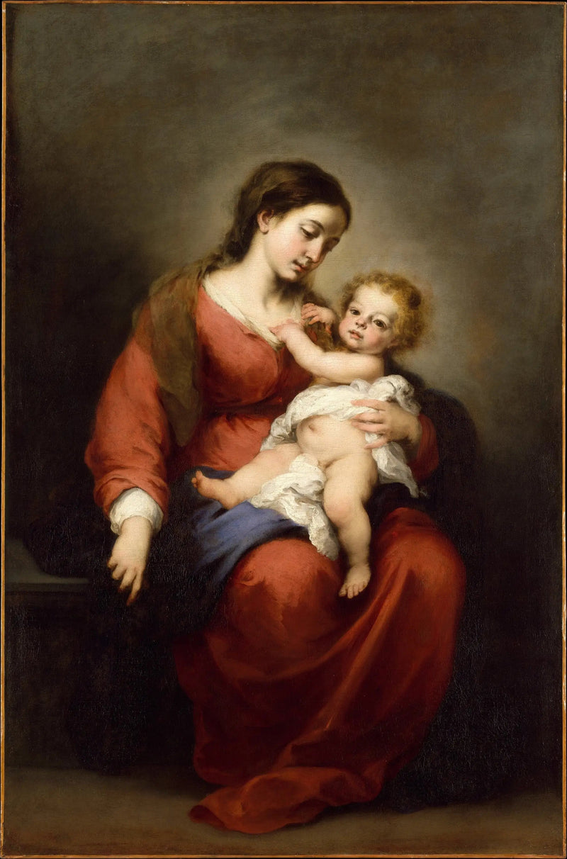 Jomfru med Barnet - Bartolomé Esteban Murillo