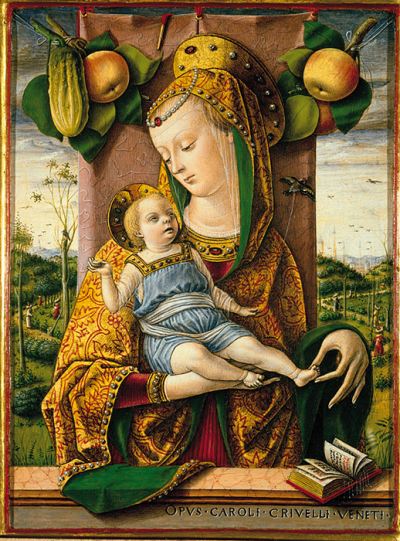 Vierge à l'Enfant - Carlo Crivelli image 1 reproduction réalisée par Alpha Reproduction