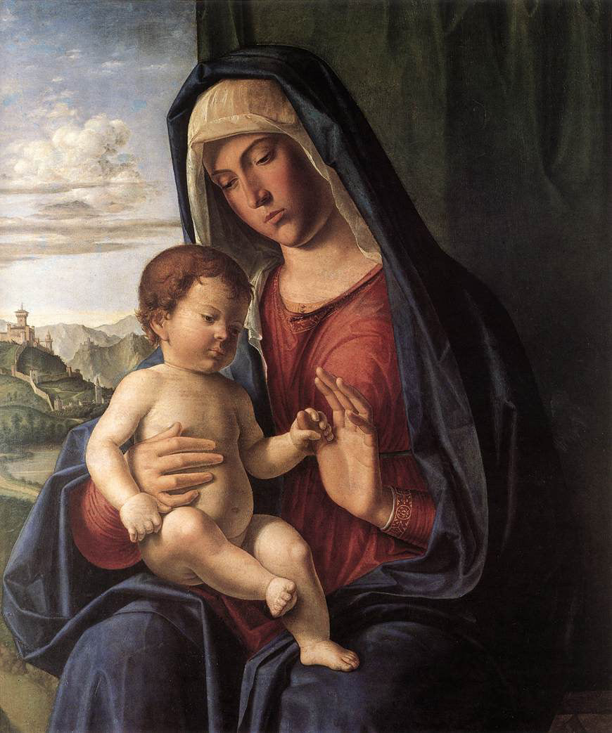 Vierge à l'Enfant - Cima da Conegliano image 1 tableau peint à l’huile sur toile