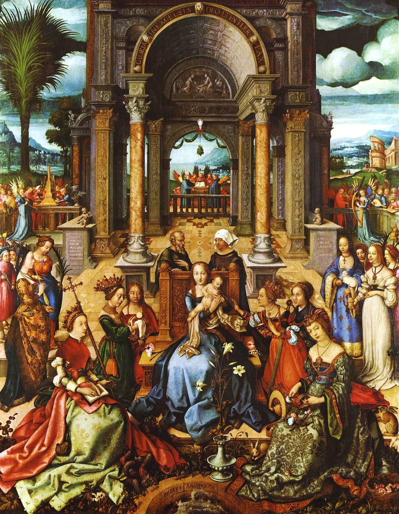 Jomfru med barnet af Hans Holbein den Ældre, Museu Nacional de Arte Antiga - Hans Holbein den Ældre