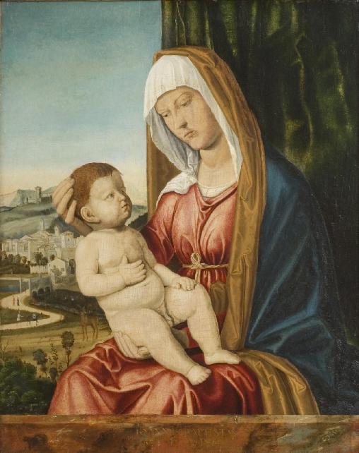 Vierge à l’Enfant devant un paysage - Cima da Conegliano - Alpha Reproduction