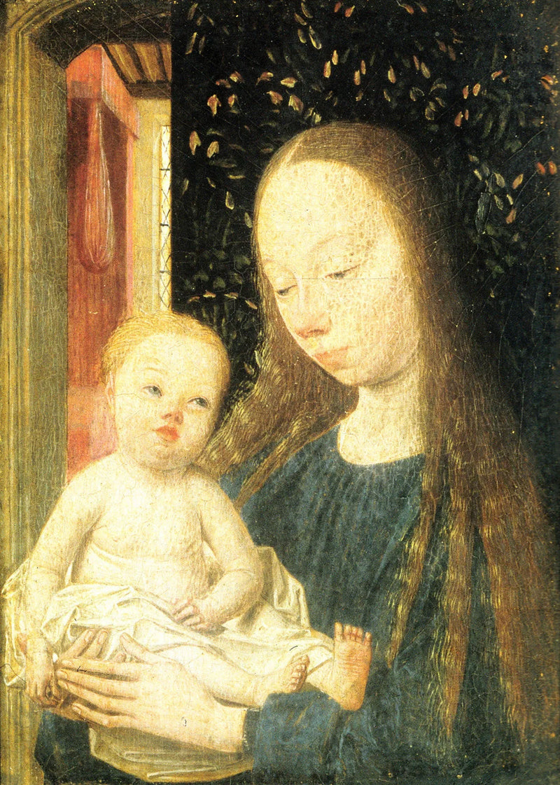 Jomfru med barnet i halvlængde - Geertgen tot Sint Jans