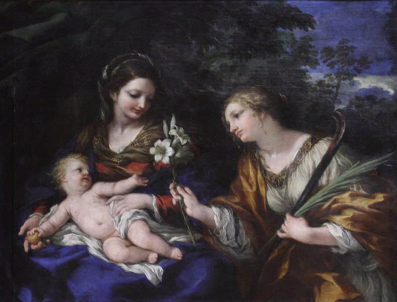 Jomfru med barnet og hellige Martine - Pietro da Cortona