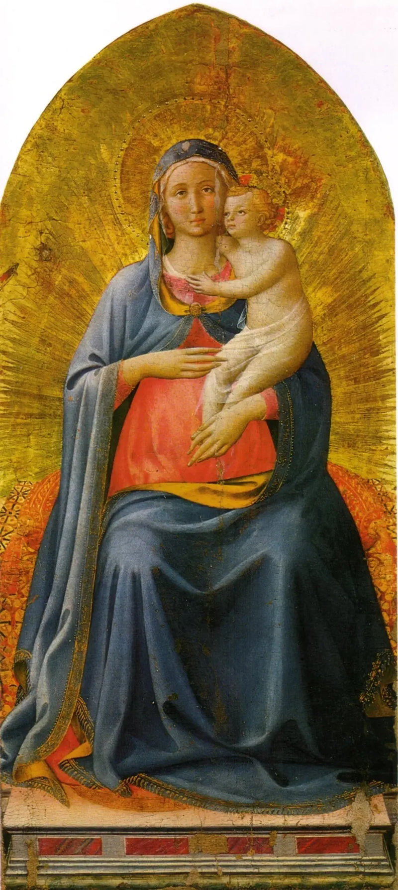 Jomfru med Barnet - Fra Angelico
