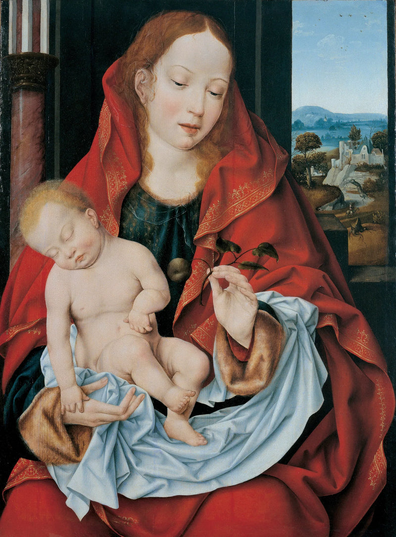 Jomfru med barnet (Genua) - Joos van Cleve