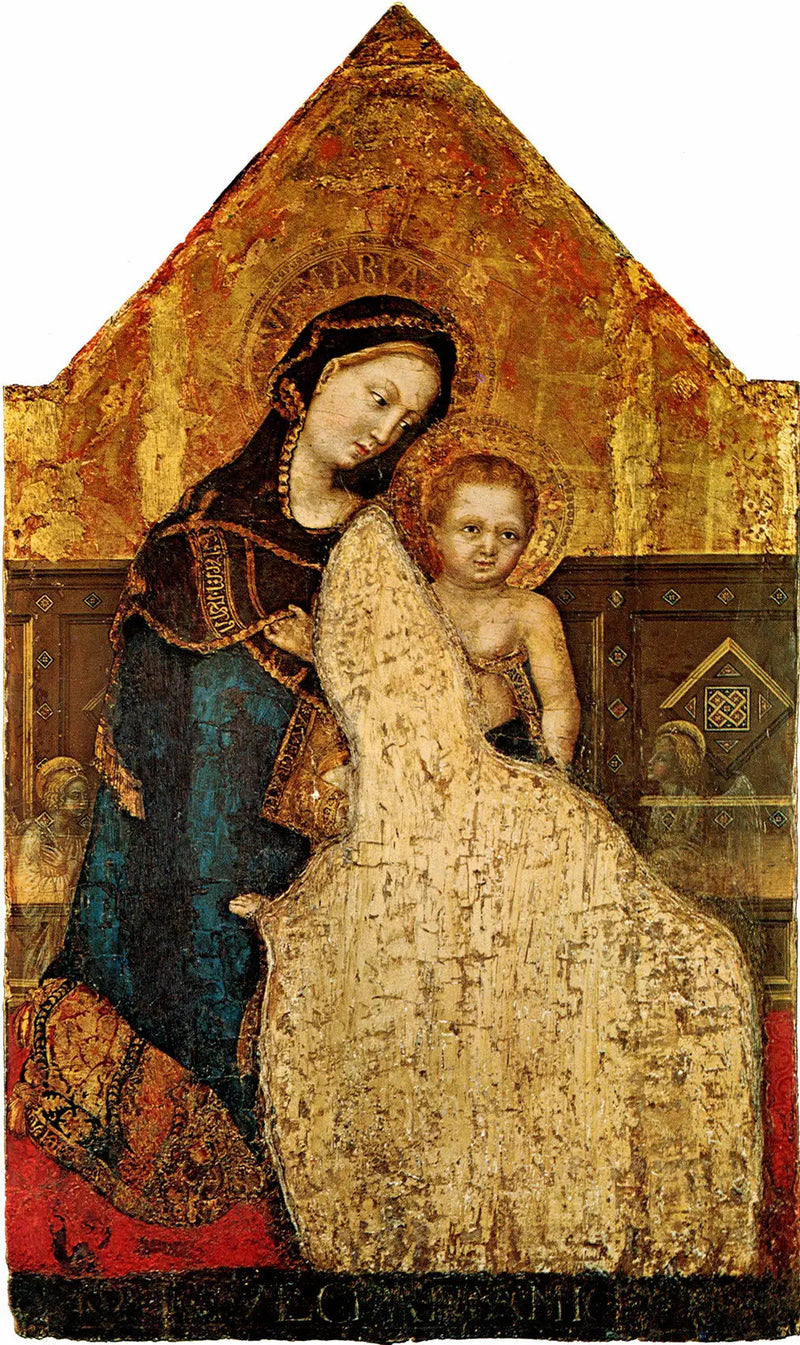 Jomfru med Barnet - Gentile da Fabriano