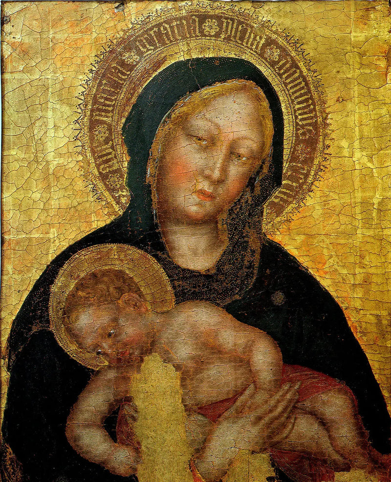 Jomfru med Barnet - Gentile da Fabriano