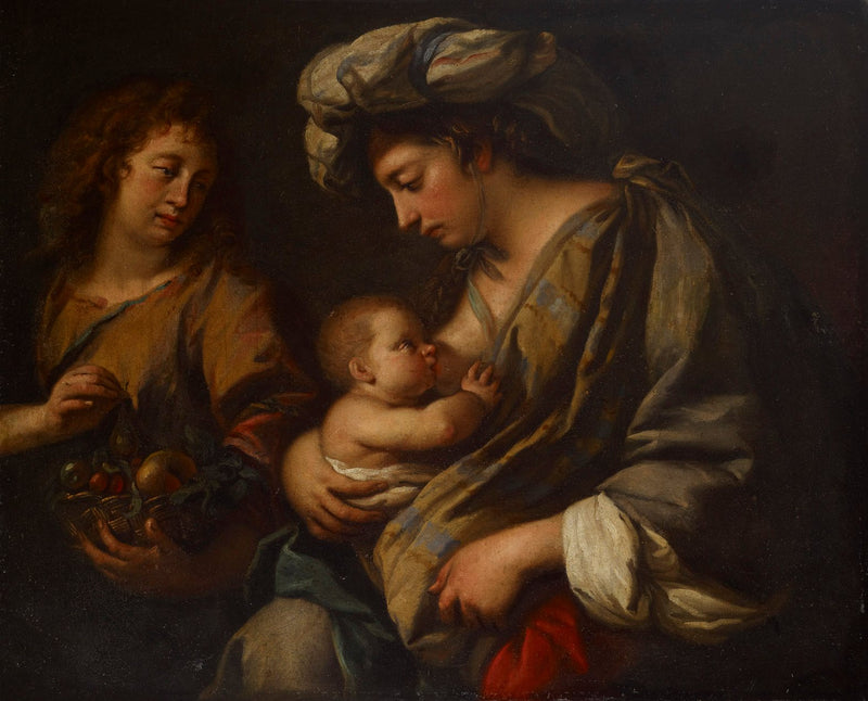 Jomfru med Barnet - Guercino
