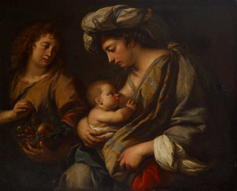 Jomfru med Barnet - Guercino
