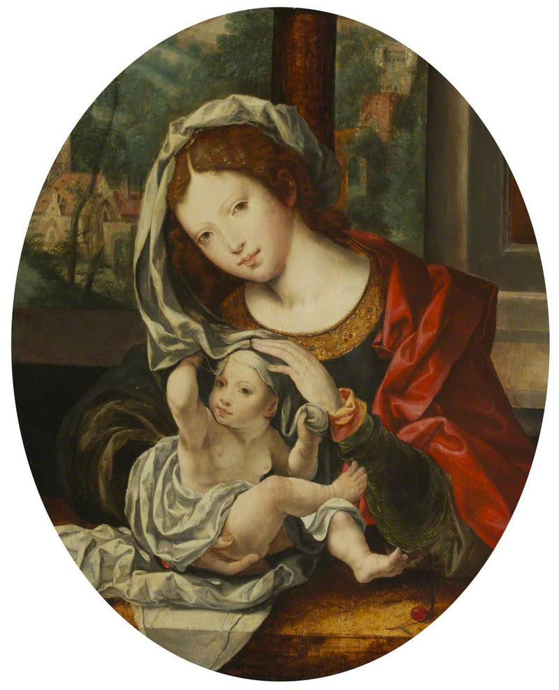 Jomfru med Barnet - Jan Gossaert
