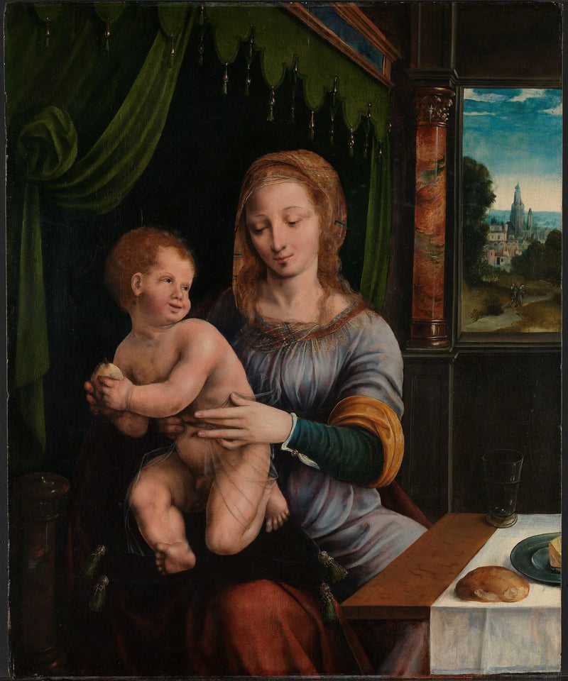 Jomfru med Barnet - Joos van Cleve