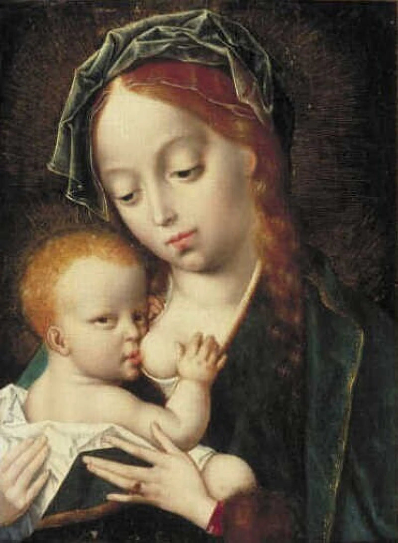 Jomfru med Barnet - Joos van Cleve