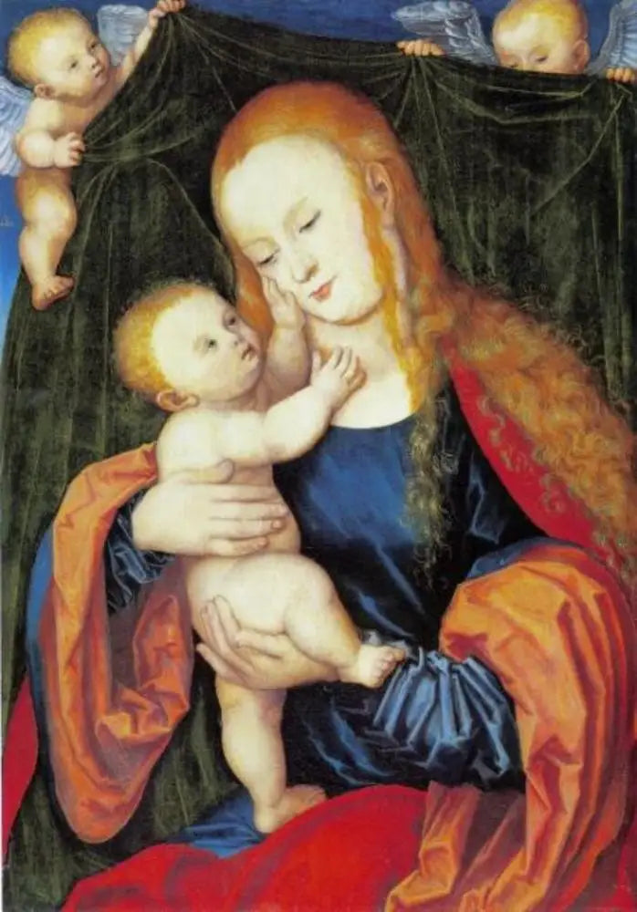 Jomfru med Barnet - Lucas Cranach den Ældre