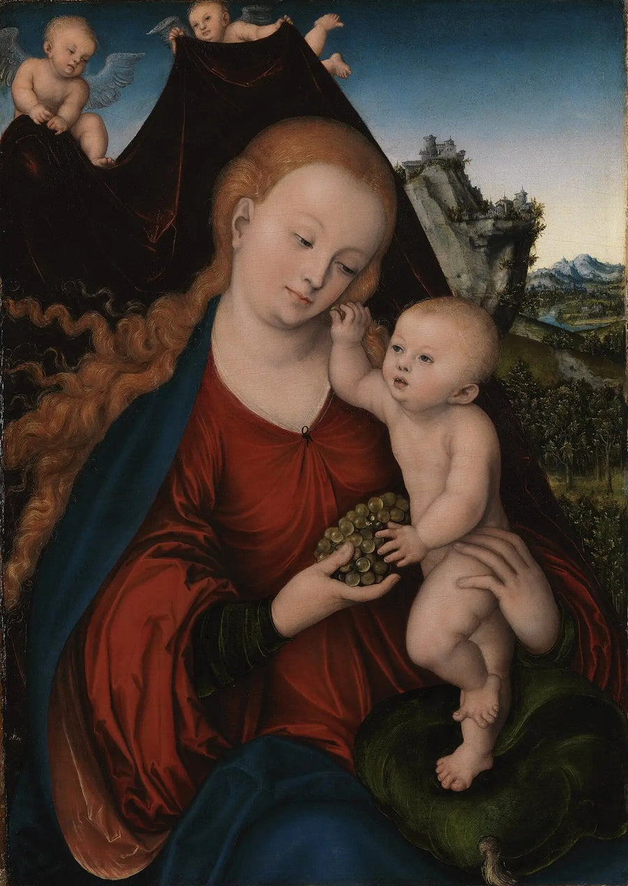 Jomfru med Barnet - Lucas Cranach den Ældre