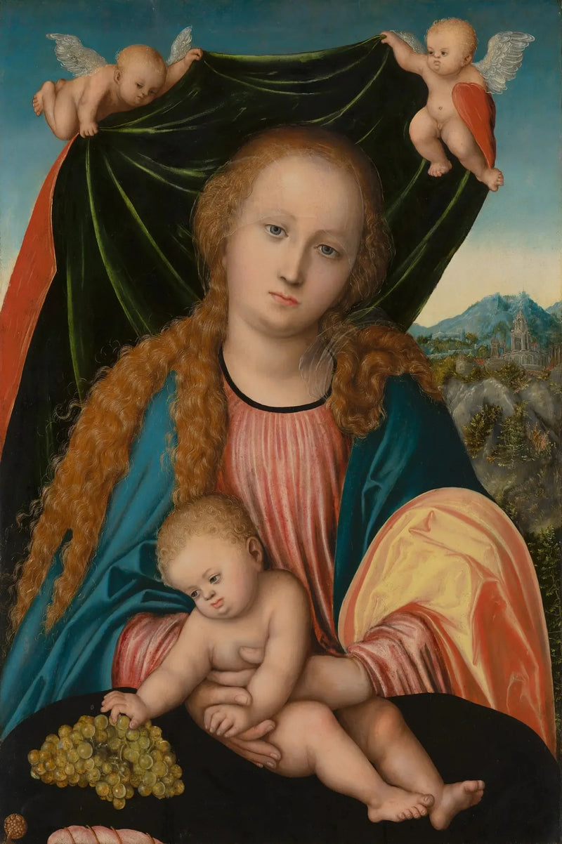 Jomfru med barnet - Lucas Cranach den Ældre
