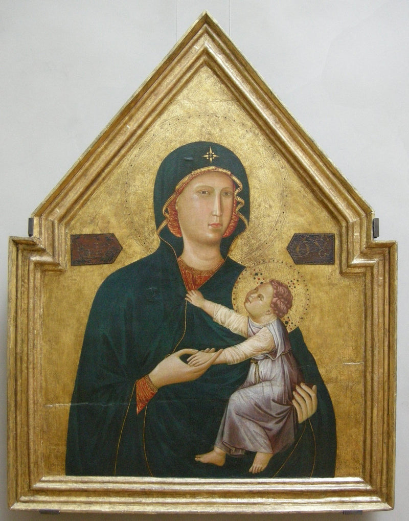 Jomfru med Barnet - Mester af Saint Cecilia