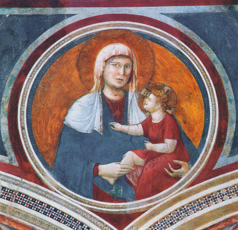 Jomfru med barnet, der griner - Giotto
