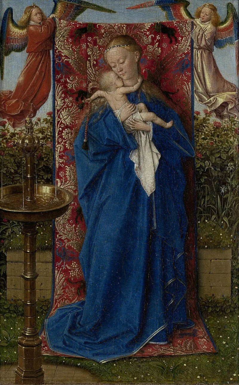Jomfru ved fontænen - Jan van Eyck
