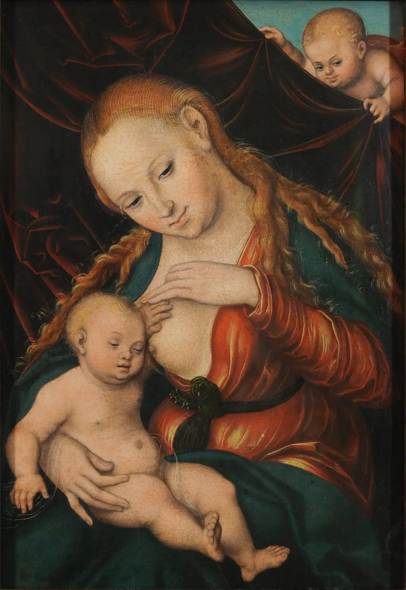 Jomfru med barnet - Lucas Cranach den Ældre