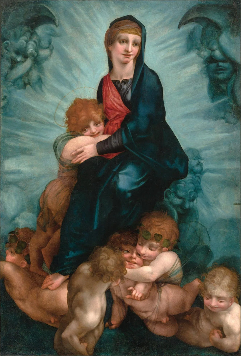 Jomfru med engle - Rosso Fiorentino