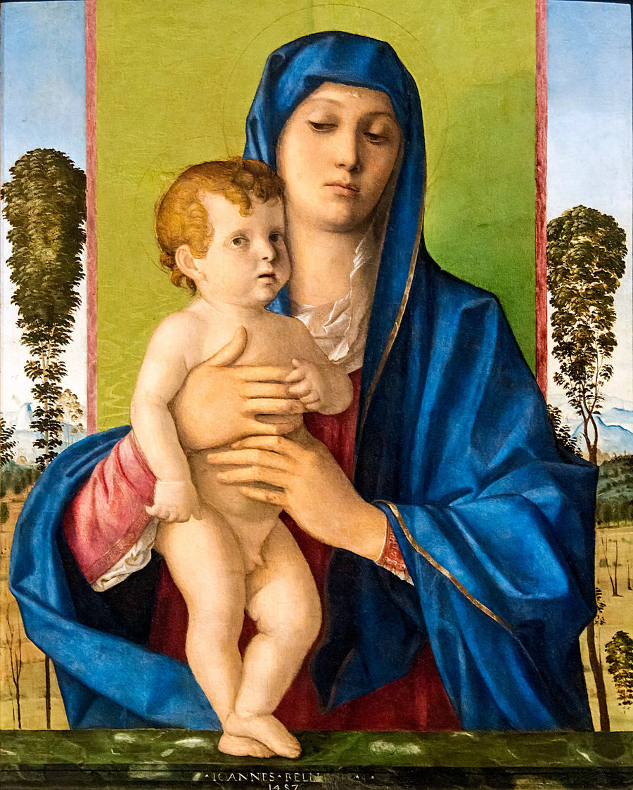 Jomfru med buskads - Giovanni Bellini