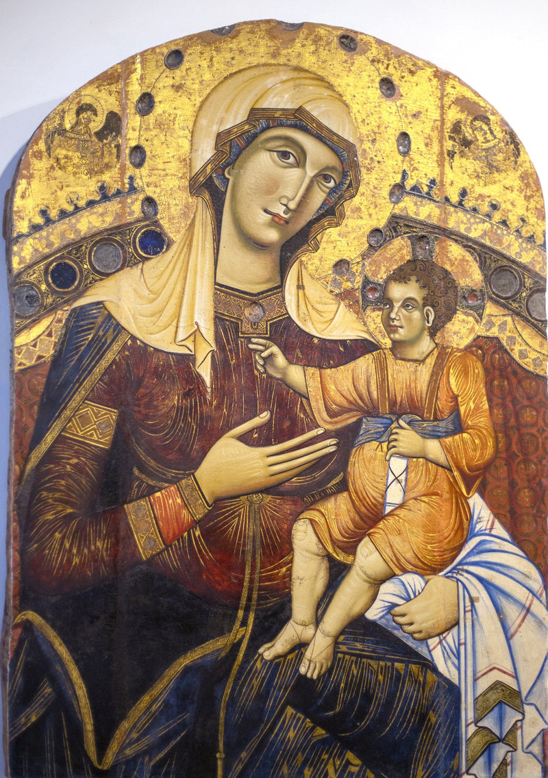 Jomfru af Saint Bernardin - Guido da Siena