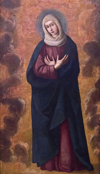 Jomfru af Skyerne - Francisco de Zurbarán