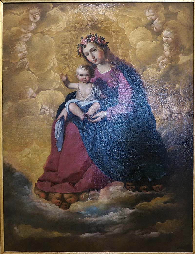 Jomfru af Rosenkransen - Francisco de Zurbarán