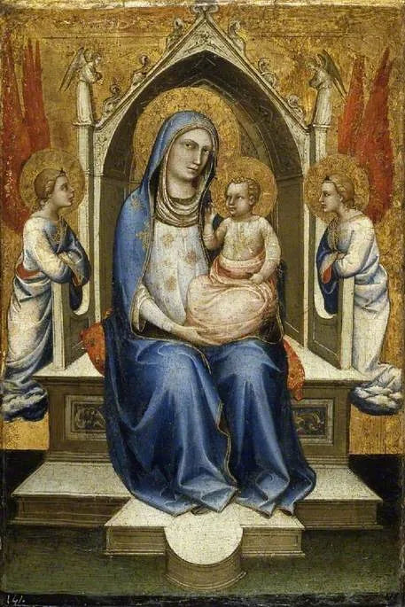 Jomfru og Barn i majestæt - Lorenzo Monaco
