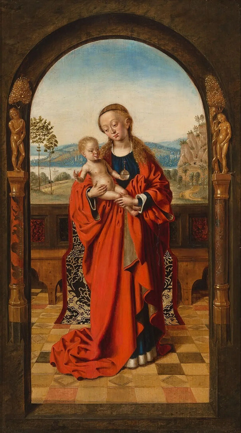 Jomfru og Barn - Petrus Christus