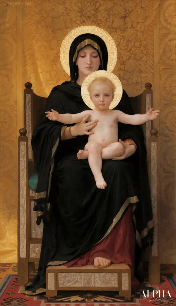 Vierge et enfant - William Bouguereau Reproductions de tableaux à la peinture à l’huile