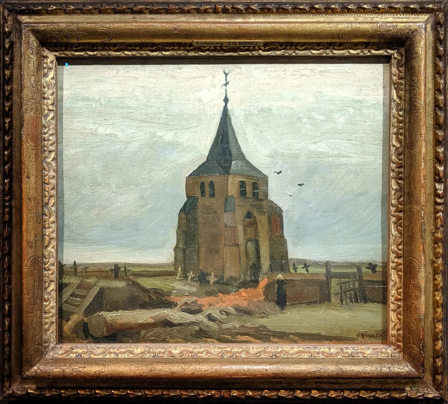 Den Gamle Kirketårn - Vincent van Gogh