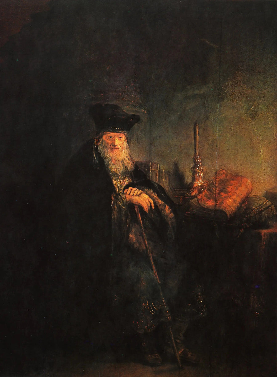 En gammel videnskabsmand på et kontor - Rembrandt
