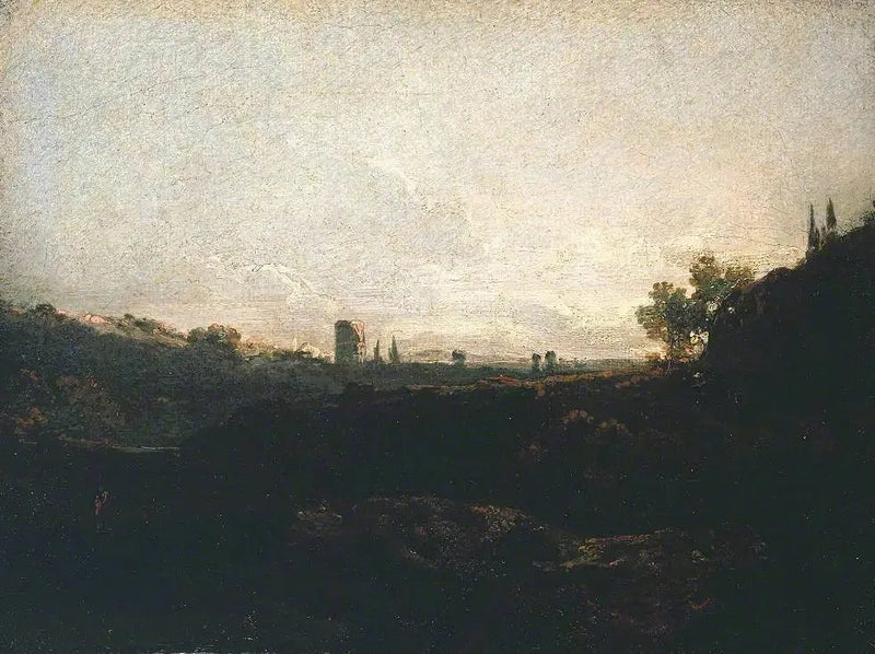 Udsigt over en by - J. M. W. Turner