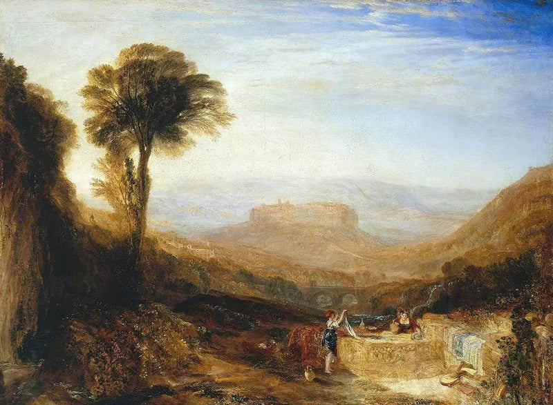 Udsigt over Orvieto, Malet i Rom - J. M. W. Turner
