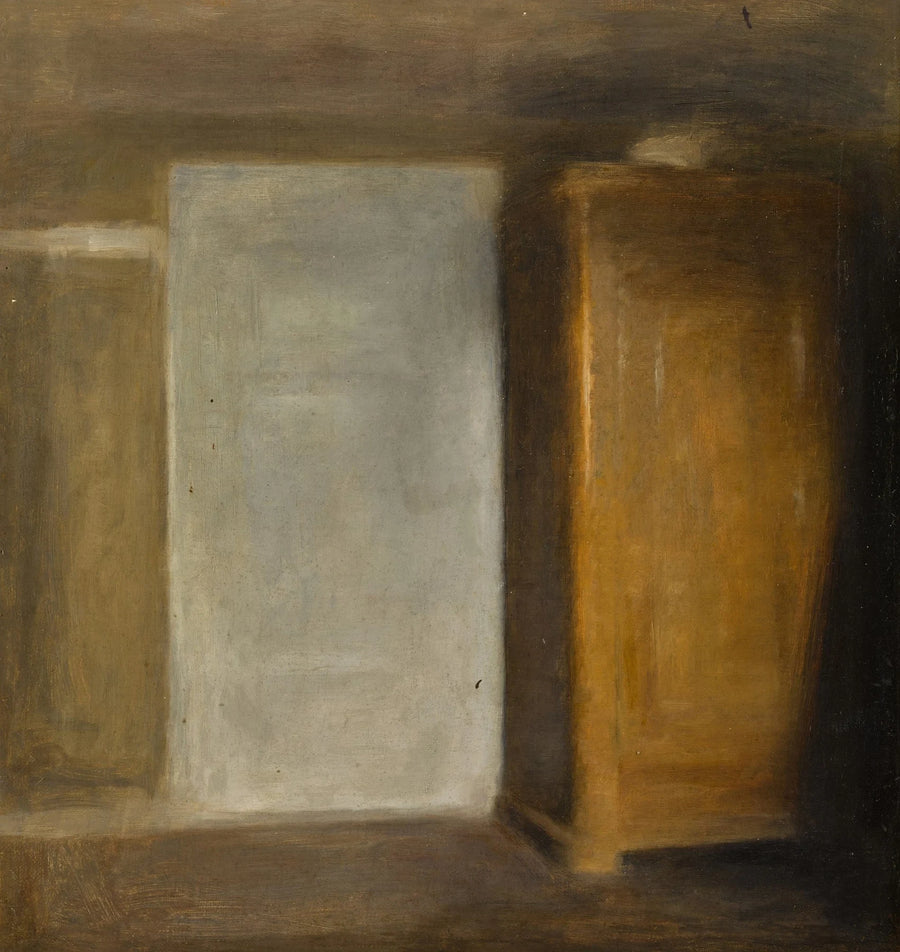 La Porte blanche et l’Armoire dorée - Vilhelm Hammershøi