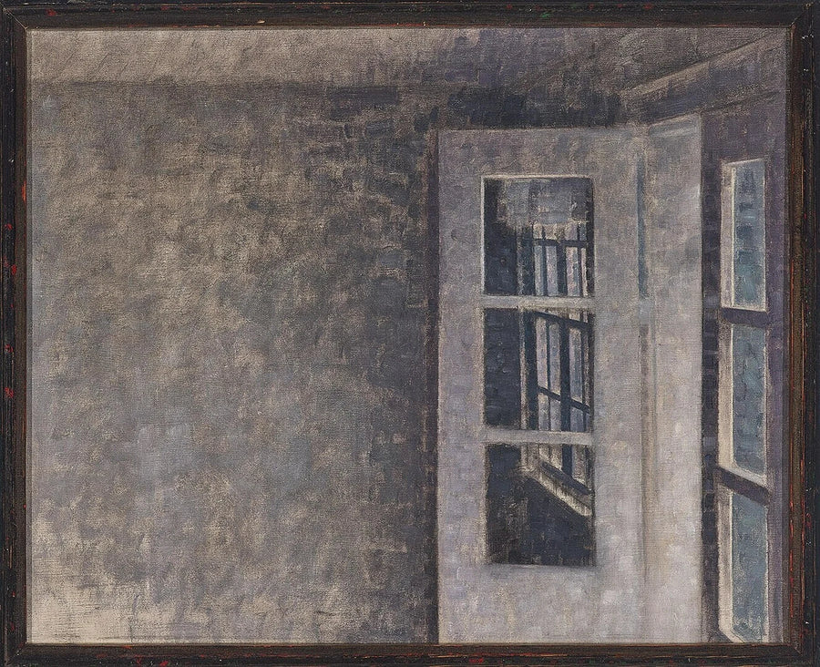 La Chambre au balcon à Spurveskjul - Vilhelm Hammershøi