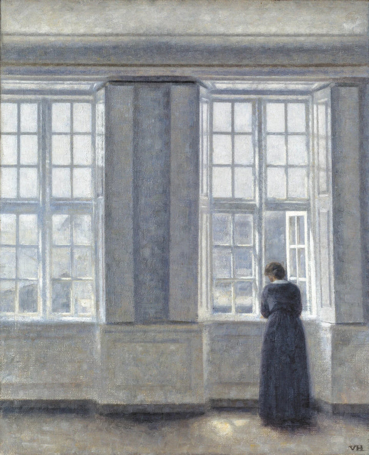 De Høje Vinduer - Vilhelm Hammershøi