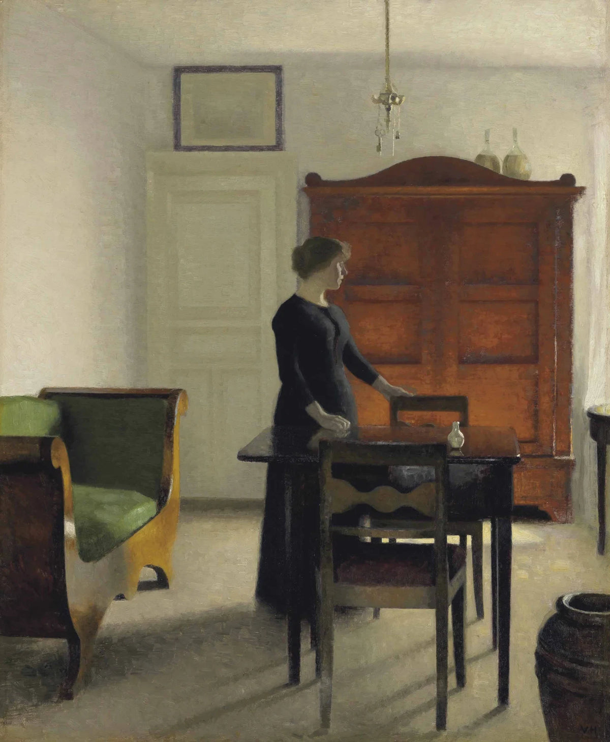 Salonen, 1897 - Vilhelm Hammershøi