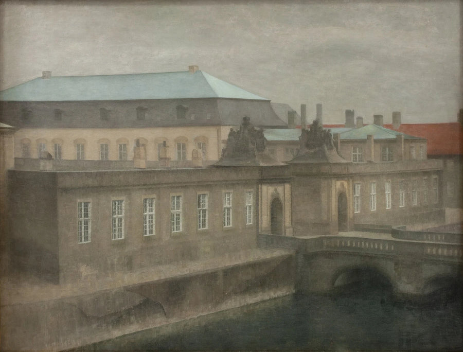 L’Ancien Christiansborg, fin d’automne - Vilhelm Hammershøi