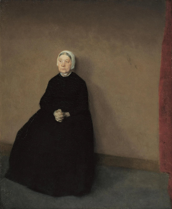 En gammel kvinde - Vilhelm Hammershøi