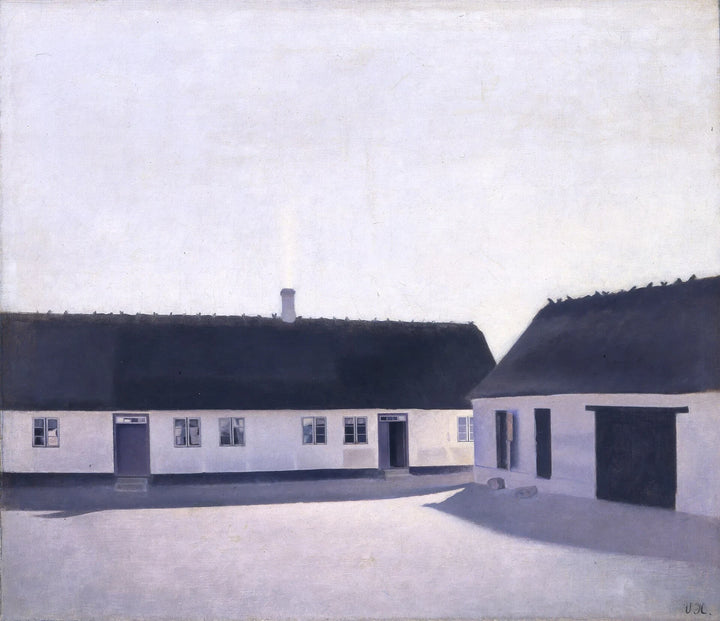 Gård i Refsnæs - Vilhelm Hammershøi