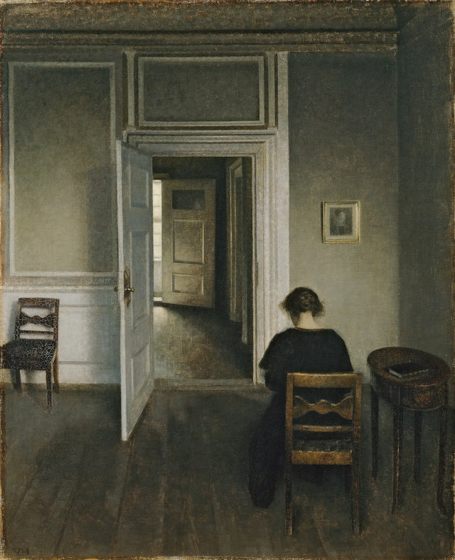 Interiør, Strandgade 30, 1906 - Vilhelm Hammershøi