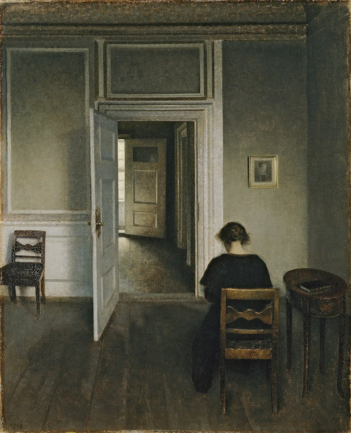 Interiør, Strandgade 30, 1906 - Vilhelm Hammershøi