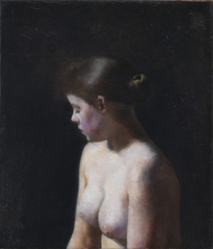 Nøgen kvindelig model - Vilhelm Hammershøi